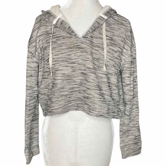 Saturday Sunday Anthropologie Cropped Hoodie. - Picture 3 of 10